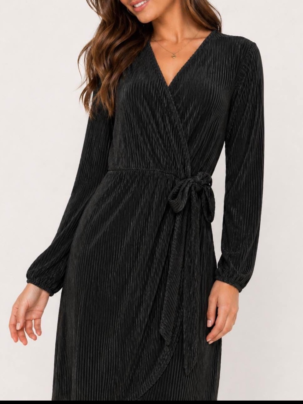Joe fresh black Wrap Dress